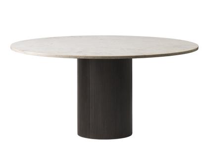 Cabin Table Ø 150 cm|Eiche dunkel / Marmor jura