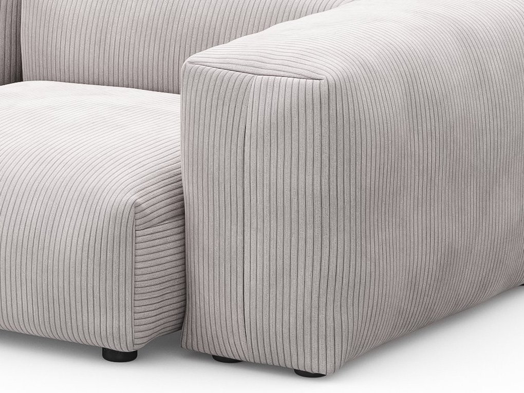 Vetsak Two Seat Sofa S, Cord velours Platinum von Vetsak, 2020