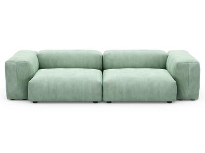 Two Seat Sofa M Cord velours - Duck egg