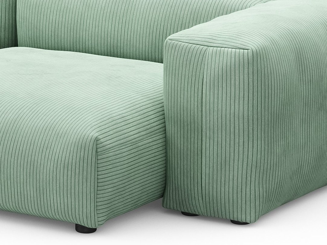 Two Seat Sofa L, Cord velours Dark grey Vetsak Sofas