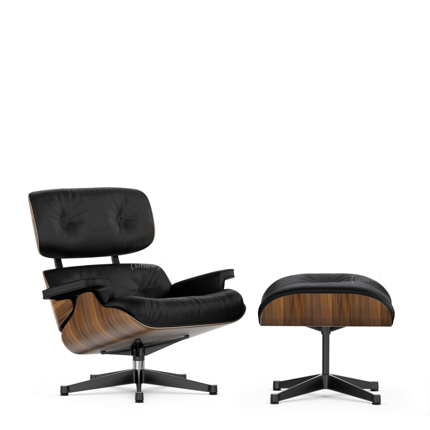 Lounge Chair & Ottoman von Charles & 1956 - Designermöbel von smow.de