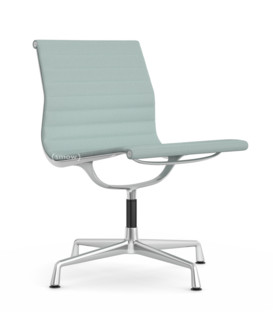 Aluminium Chair EA 105 Poliert|Hopsak|Eisblau / elfenbein