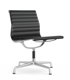 Aluminium Chair EA 105 Poliert|Leder (Standard)|Asphalt