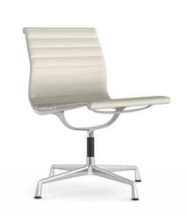 Aluminium Chair EA 105 Poliert|Leder (Standard)|Snow