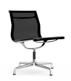 Aluminium Chair EA 105 Verchromt|Netzgewebe Aluminium Group|Nero