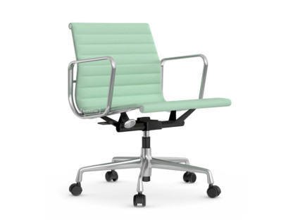 Aluminium Chair EA 117 Poliert|Hopsak|Mint / elfenbein