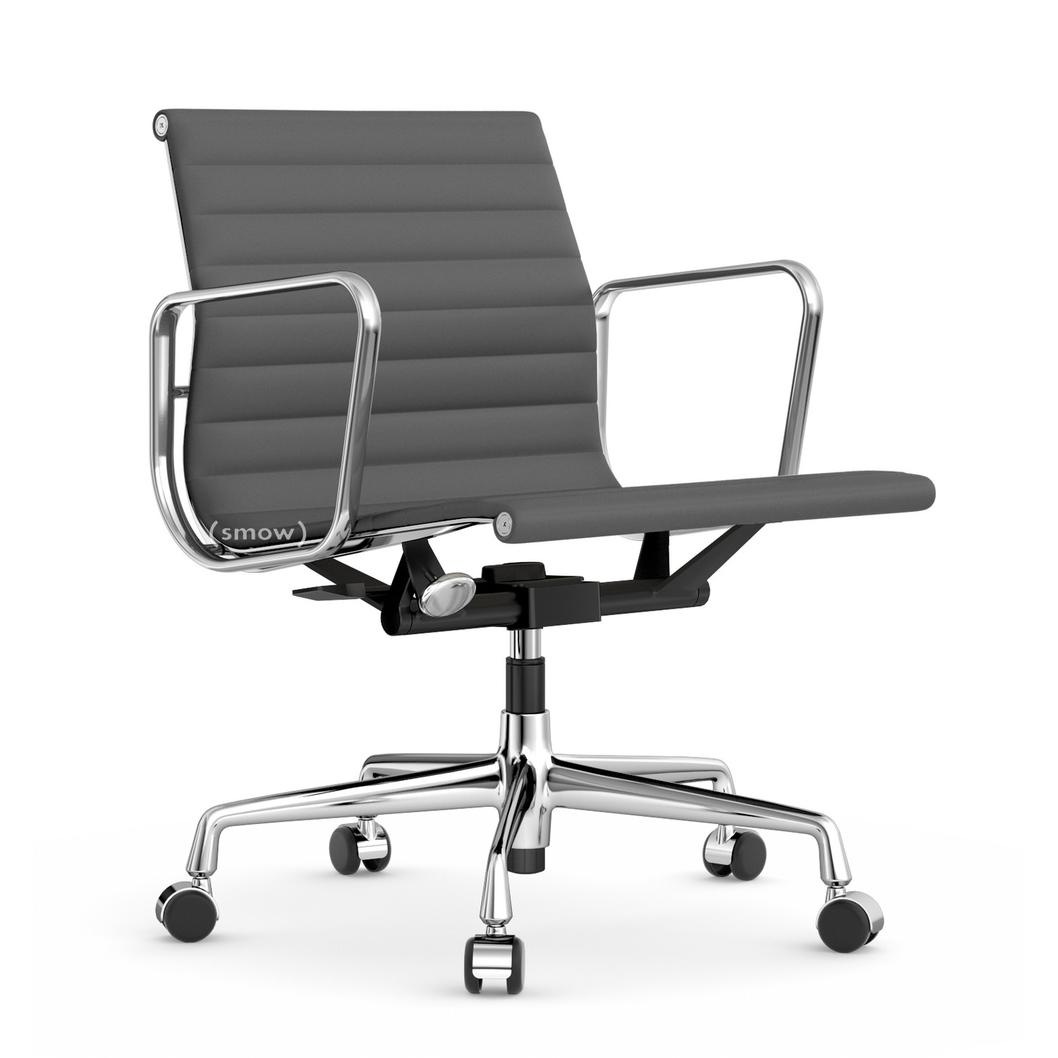 Vitra Aluminium Chair EA 117, Verchromt, Hopsak, Dunkelgrau Vitra Aluminium Chair EA 117, Verchromt, Hopsak, Dunkelgrau