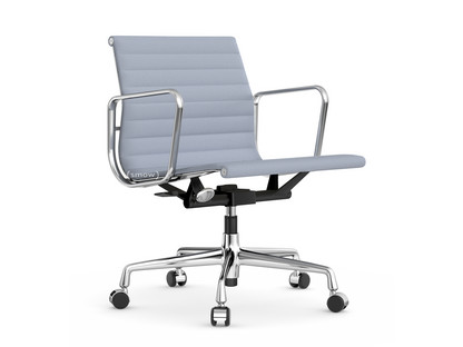 Aluminium Chair EA 117 Verchromt|Hopsak|Dunkelblau / elfenbein