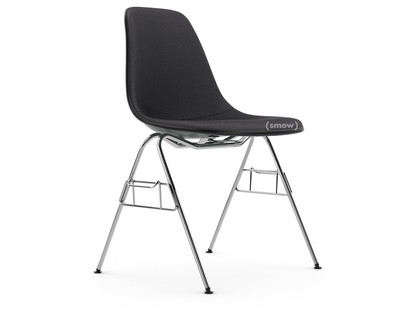 Eames Plastic Side Chair RE DSS Granitgrau|Mit Vollpolsterung|Dunkelgrau|Mit Reihenverbindung (DSS)