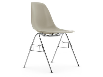 Eames Plastic Side Chair RE DSS Kieselstein|Ohne Polsterung|Ohne Polsterung|Mit Reihenverbindung (DSS)