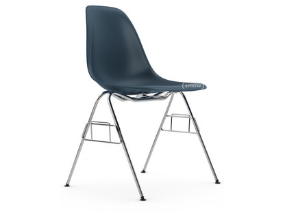 Eames Plastic Side Chair RE DSS Meerblau|Ohne Polsterung|Ohne Polsterung|Ohne Reihenverbindung (DSS-N)