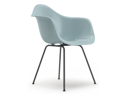 Eames Plastic Armchair RE DAX Eisgrau|Ohne Polsterung|Ohne Polsterung|Standardhöhe - 43 cm|Beschichtet basic dark