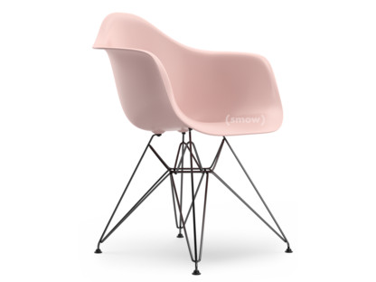 Eames Plastic Armchair RE DAR Zartrosé RE|Ohne Polsterung|Ohne Polsterung|Standardhöhe - 43 cm|Beschichtet basic dark