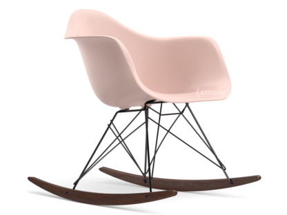 Eames Plastic Armchair RE RAR Zartrosé|Beschichtet basic dark|Ahorn dunkel