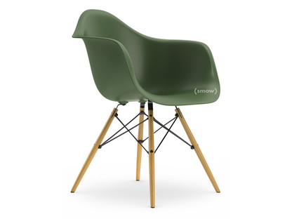 Eames Plastic Armchair RE DAW Forest|Ohne Polsterung|Ohne Polsterung|Standardhöhe - 43 cm|Esche honigfarben
