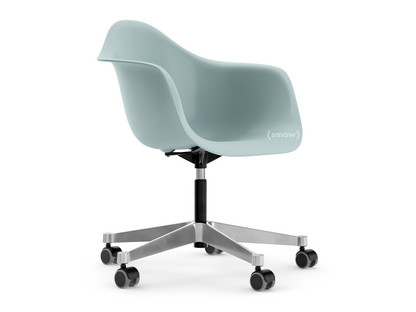 Eames Plastic Armchair RE PACC Eisgrau RE|Ohne Polsterung|Ohne Polsterung