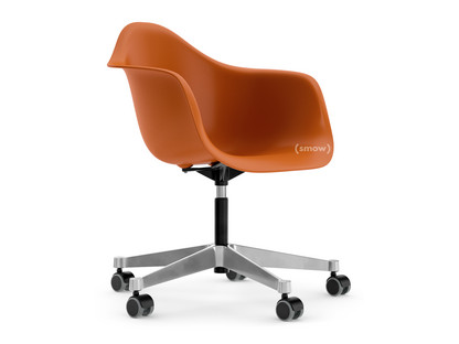 Eames Plastic Armchair RE PACC Rostorange RE|Ohne Polsterung|Ohne Polsterung