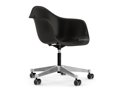 Eames Plastic Armchair RE PACC Tiefschwarz RE|Ohne Polsterung|Ohne Polsterung