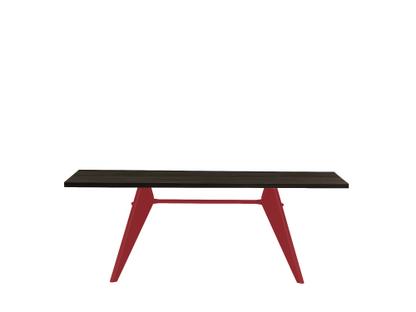 EM Table 200 x 90 cm|Eiche dunkel, Naturholz Schutzlack|Japanese red
