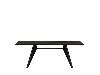 EM Table 200 x 90 cm|Eiche dunkel, Naturholz Schutzlack|Tiefschwarz