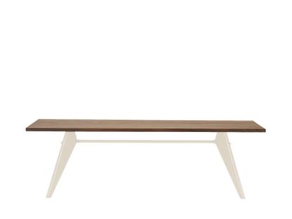 EM Table 240 x 90 cm|Amerikanischer Nussbaum massiv, geölt|Ecru