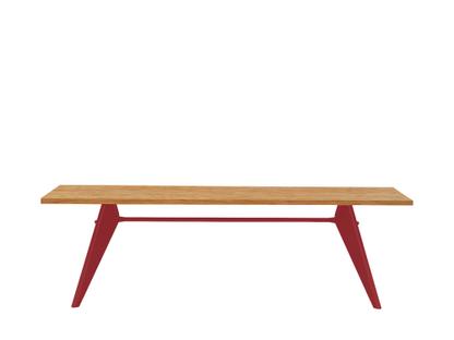 EM Table 240 x 90 cm|Eiche natur massiv, geölt|Japanese red