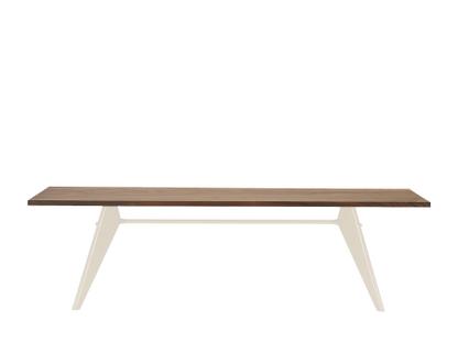 EM Table 260 x 90 cm|Amerikanischer Nussbaum massiv, geölt|Ecru