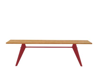 EM Table 260 x 90 cm|Eiche natur massiv, geölt|Japanese red