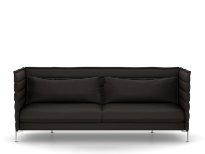 Alcove Sofa Dreisitzer (H94 x B237 x T84 cm)|Credo|Chocolate/schwarz