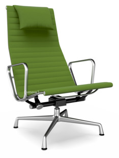 Aluminium Chair EA 124 Poliert|Hopsak|Wiesengrün / forest