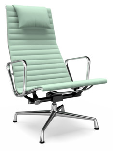 Aluminium Chair EA 124 Verchromt|Hopsak|Mint / elfenbein