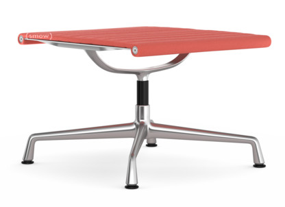 Aluminium Chair EA 125 Untergestell poliert|Hopsak|Poppy red / elfenbein