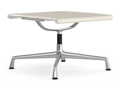 Aluminium Chair EA 125 Untergestell poliert|Leder (Standard)|Snow