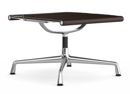 Aluminium Chair EA 125 Untergestell verchromt|Leder (Standard)|Kastanie