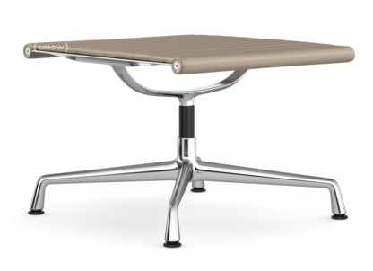 Aluminium Chair EA 125 Untergestell verchromt|Leder (Standard)|Sand