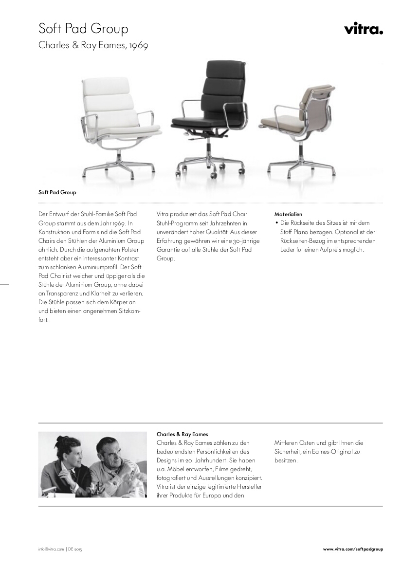 Vitra - Sitzmöbel vom Designer