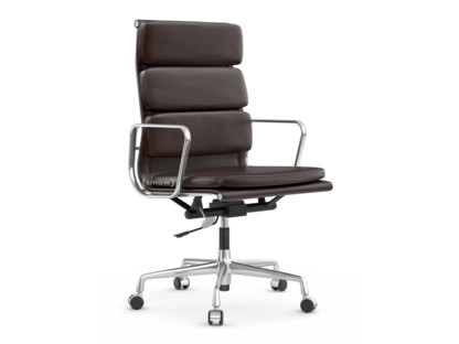 Soft Pad Chair EA 219 Poliert|Leder Premium F kastanie, Plano braun