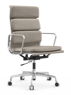 Soft Pad Chair EA 219 Poliert|Leder Standard sand, Plano mauve grau