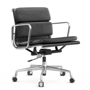 Soft Pad Chair EA 217 Poliert|Leder Standard asphalt, Plano dunkelgrau