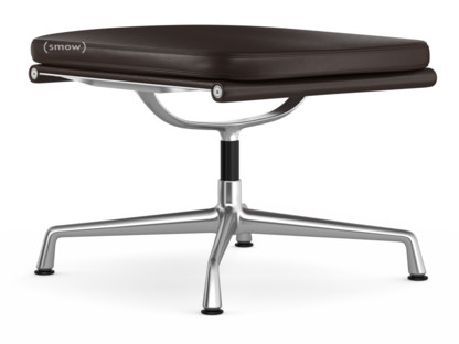 Soft Pad Chair EA 223 Untergestell poliert|Leder Premium F kastanie, Plano braun
