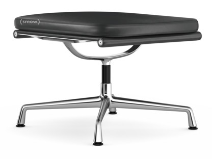 Soft Pad Chair EA 223 Untergestell verchromt|Leder Premium F asphalt, Plano dunkelgrau