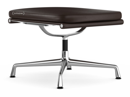 Soft Pad Chair EA 223 Untergestell verchromt|Leder Premium F kastanie, Plano braun