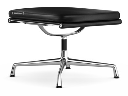Soft Pad Chair EA 223 Untergestell verchromt|Leder Premium F nero, Plano nero