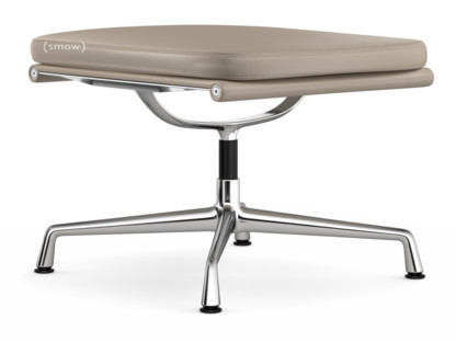 Soft Pad Chair EA 223 Untergestell verchromt|Leder Premium F sand, Plano mauve grau
