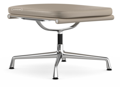 Soft Pad Chair EA 223 Untergestell verchromt|Leder Standard sand, Plano mauve grau