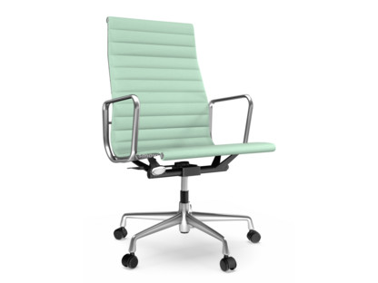 Aluminium Chair EA 119 Poliert|Hopsak|Mint / elfenbein