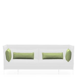Kissensatz für Alcove Sofa Für 3-Sitzer|Laser|Hellgrau/lindgrün