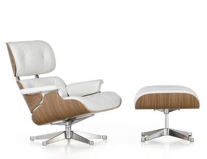 Lounge Chair & Ottoman - White Version 