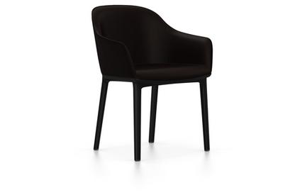 Softshell Chair auf Vierbeinfuß Basic dark|Plano|Braun