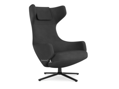 Grand Repos Sessel Grand Repos|Stoff Dumet carbon/schwarz|46 cm|Basic dark